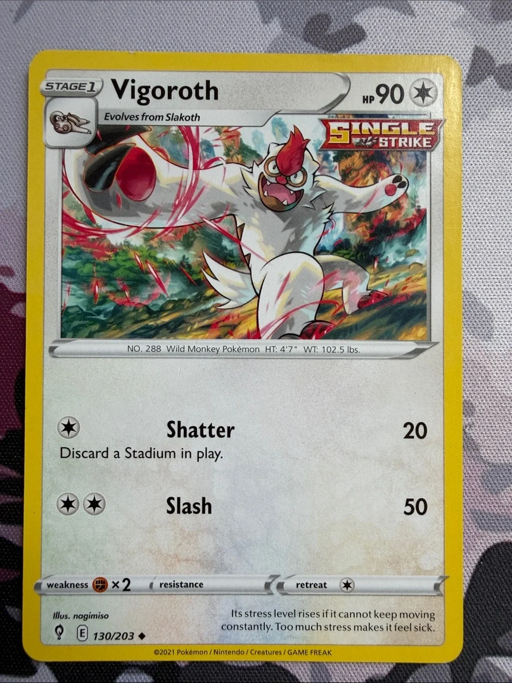 Slakoth & Vigoroth Collection Lot | 3 Pokémon Cards | ✨5/$25✨